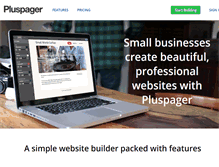 Tablet Screenshot of pluspager.com